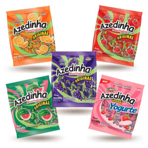 BALA AZEDINHA SABORES 500GRS